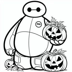 coloriage Disney Halloween educatif pour enfant