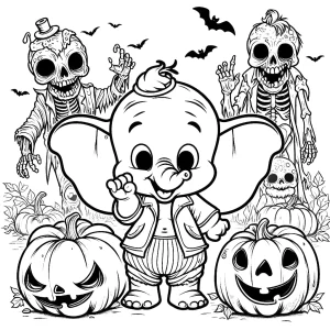 coloriage Disney Halloween en ligne