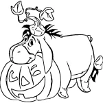 coloriage Disney Halloween a telecharger