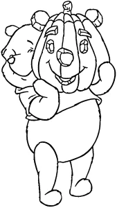 coloriage Disney Halloween pour enfant à imprimer