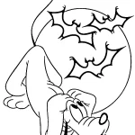 coloriage Disney Halloween educatif pour enfant