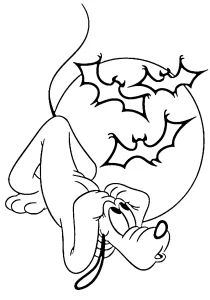 coloriage Disney Halloween educatif pour enfant