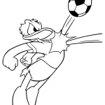 coloriage Donald Duck à imprimer pdf gratuit