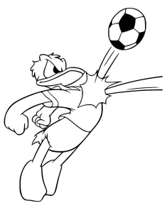 coloriage Donald Duck à imprimer pdf gratuit
