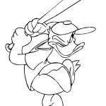 coloriage Donald Duck à imprimer gratuitement