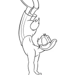 coloriage Donald Duck à imprimer