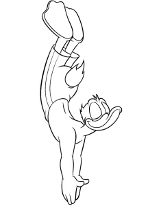 coloriage Donald Duck à imprimer