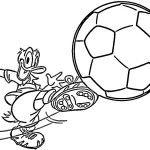 coloriage Donald Duck a imprimer gratuitement