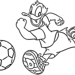 coloriage Donald Duck à imprimer pour enfant de 12 ans