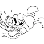 coloriage Donald Duck pour enfant a imprimer gratuit