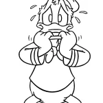 coloriage Donald Duck a dessiner en ligne