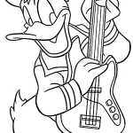 coloriage Donald Duck pour enfant