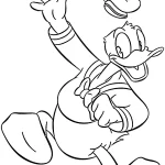 coloriage Donald Duck et dessins