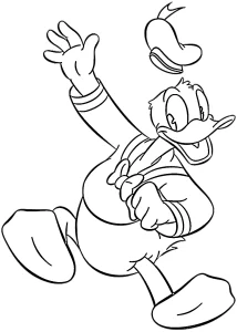 coloriage Donald Duck et dessins