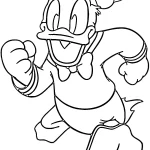 coloriage Donald Duck en ligne pour enfant