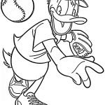imprimer coloriage Donald Duck gratuit