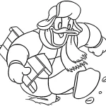 coloriage Donald Duck pour enfant à imprimer