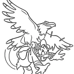 coloriage Donald Duck gratuit