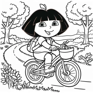 coloriage Dora pour enfants