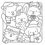 coloriage Fuzzy Hygge à imprimer pour enfant de 8 ans