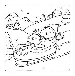 coloriage Fuzzy Hygge a colorier en ligne