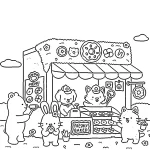 coloriage Fuzzy Hygge pour enfant de 10 ans