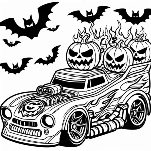 coloriage Hot Wheels pour enfant a imprimer gratuit