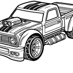 imprimer coloriage Hot Wheels gratuit