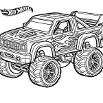 coloriage Hot Wheels pour enfants