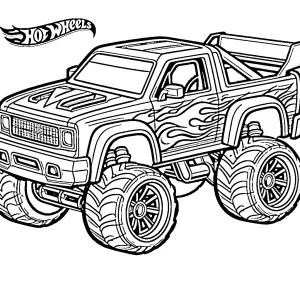 coloriage Hot Wheels pour enfants