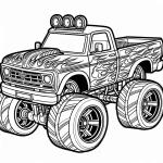 coloriage Hot Wheels et découpage à imprimer