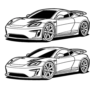 coloriage Hot Wheels gratuit en ligne