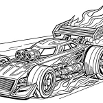 coloriage Hot Wheels pour enfants