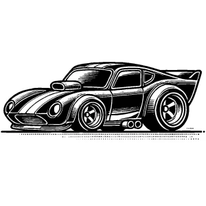 coloriage Hot Wheels a colorier en ligne