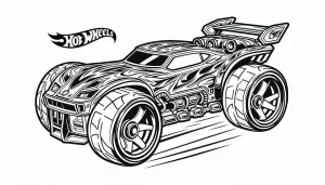 coloriage Hot Wheels a dessiner et imprimer