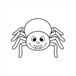 coloriage L’Araignée Souriante à imprimer pdf gratuit