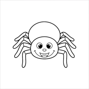 coloriage L’Araignée Souriante à imprimer pdf gratuit