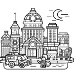 coloriage Lego City pour enfant gratuit