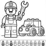coloriage Lego City en ligne pour enfant