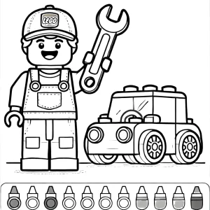 coloriage Lego City en ligne pour enfant