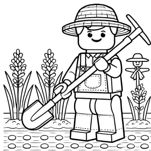coloriage Lego City pour enfant gratuit