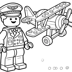 coloriage Lego City pour enfants à télécharger