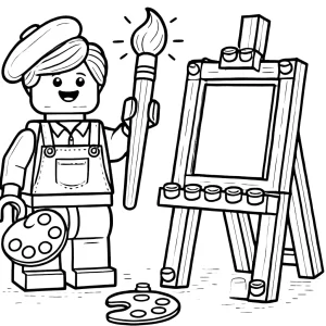 coloriage Lego City pour enfants à télécharger
