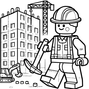imprimer coloriage Lego City