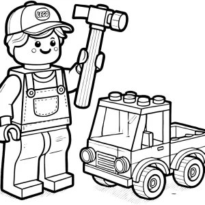 coloriage Lego City de pour enfants