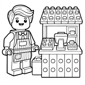coloriage Lego City d