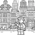 coloriage Lego City et dessins