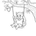 coloriage Loup Garou à imprimer pour enfant de 3 ans