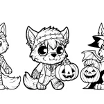 coloriage Loup garou gratuit a imprimer