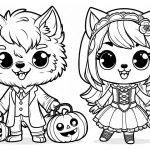 coloriage Loup garou a imprimer gratuit